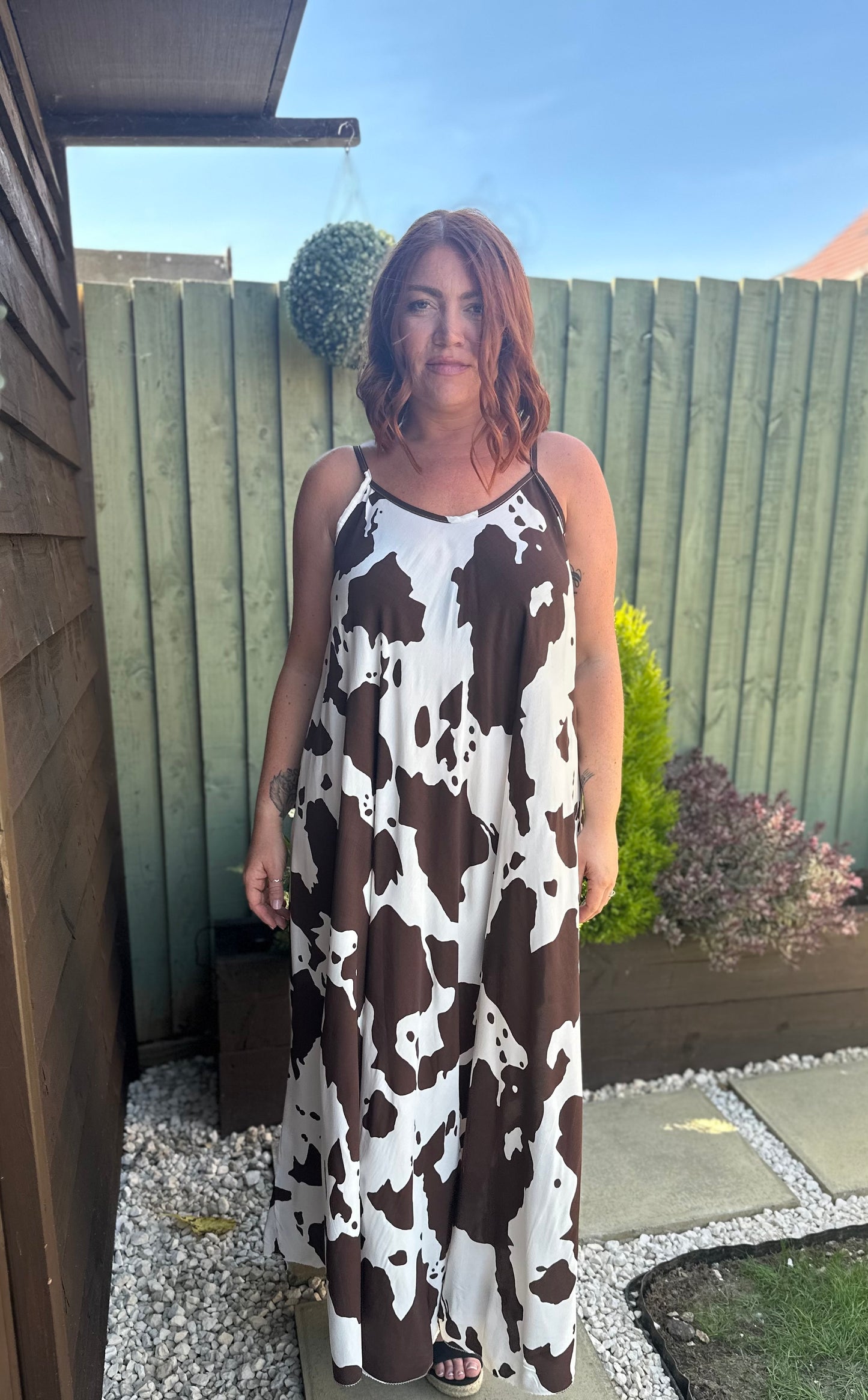 Nashville Maxi Dress (Brown)