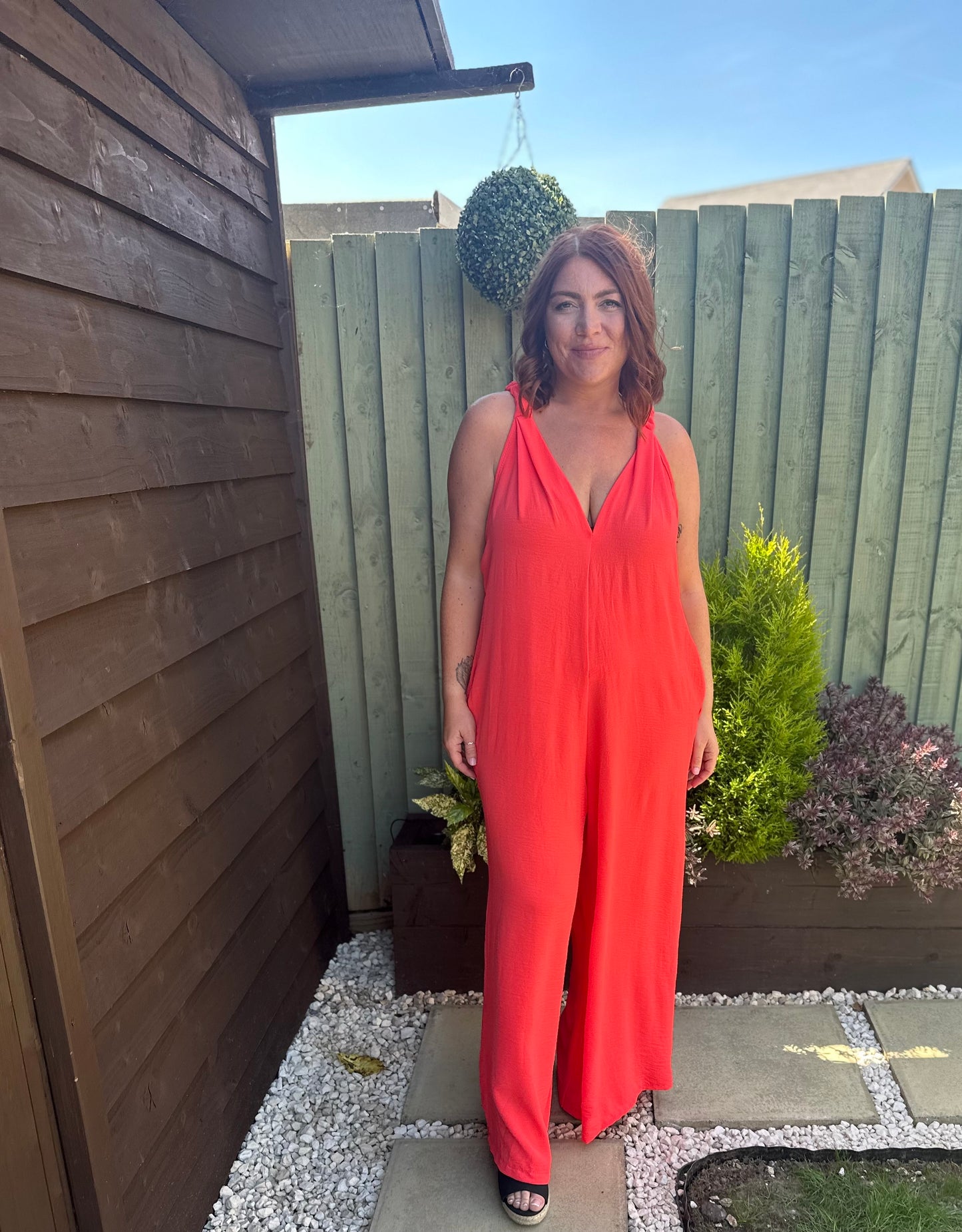 Paris Jumpsuit (Coral)