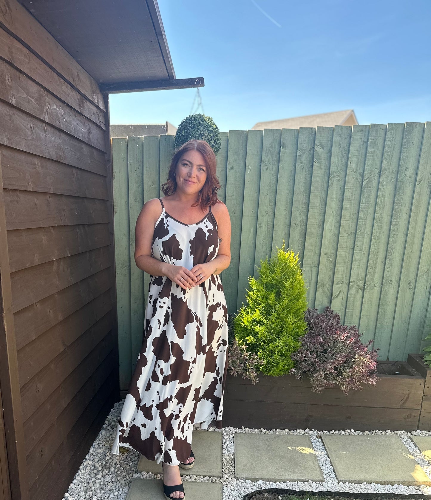 Nashville Maxi Dress (Brown)