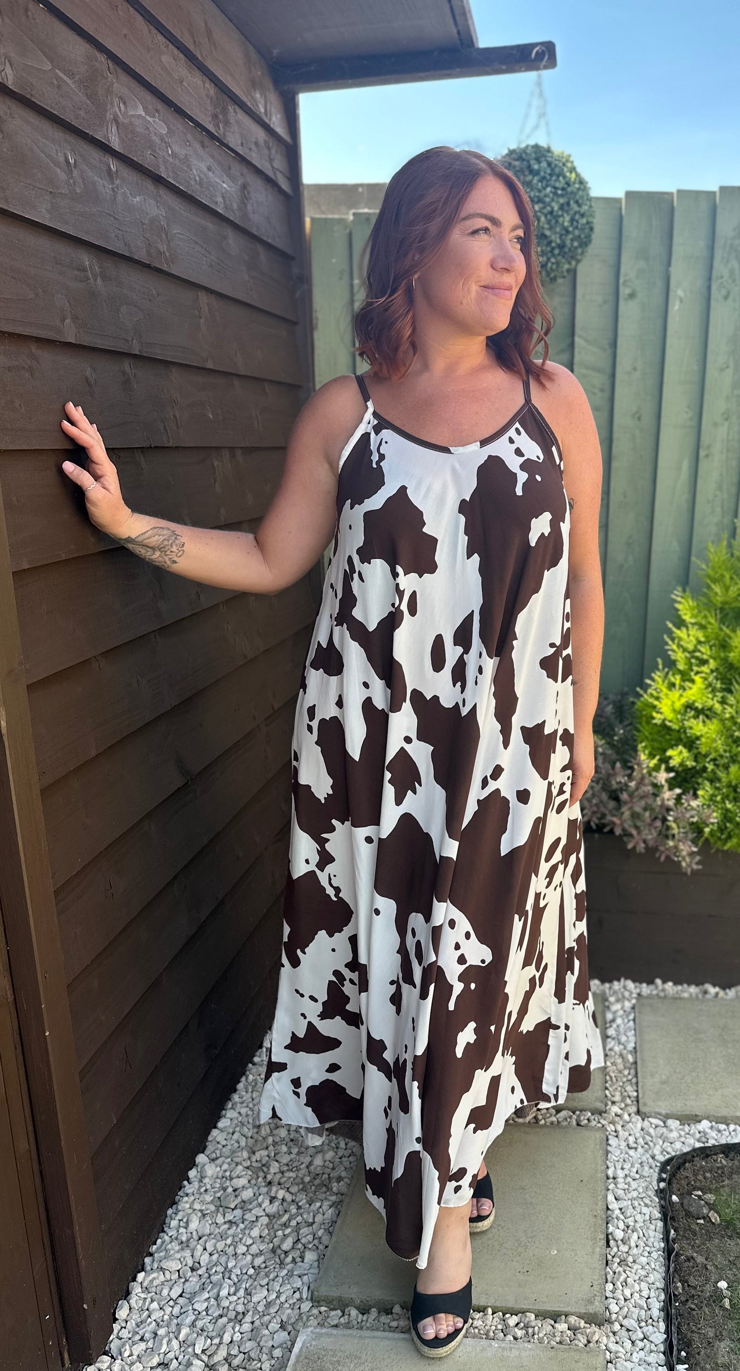 Nashville Maxi Dress (Brown)