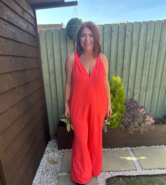 Paris Jumpsuit (Coral)