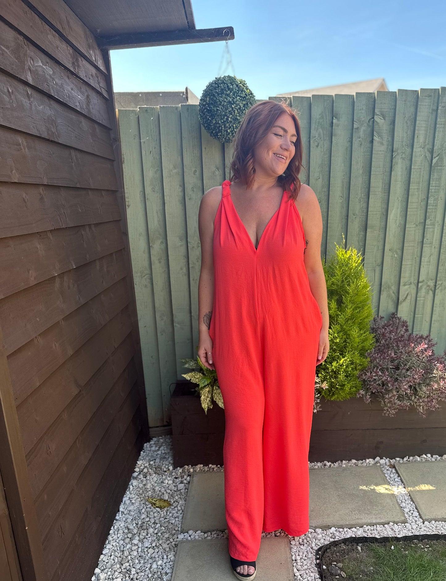 Paris Jumpsuit (Coral)