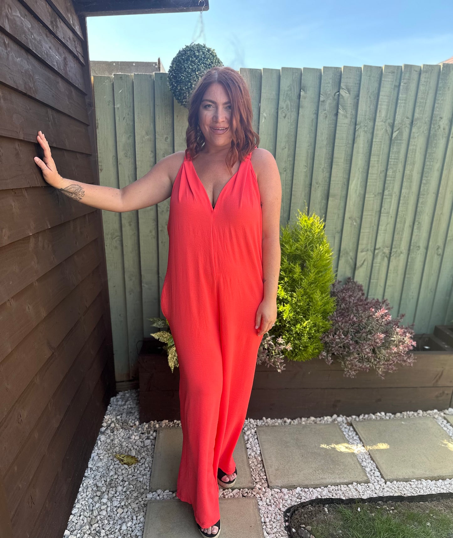 Paris Jumpsuit (Coral)