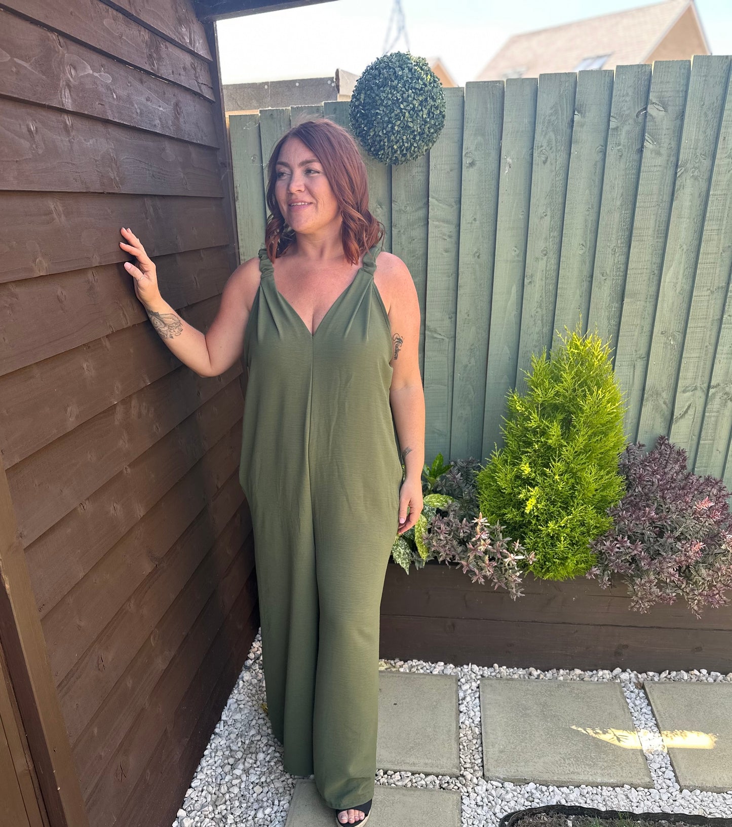 Paris Jumpsuit (Khaki)